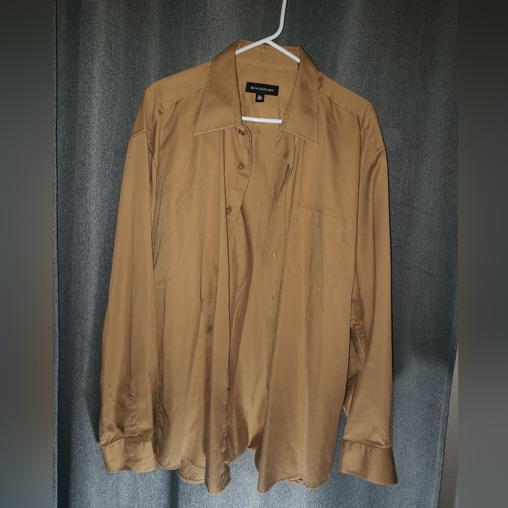 Bellissimo Men's Goldenrod Dress Shirt